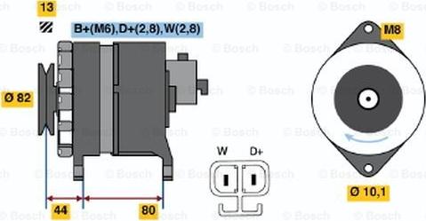 BOSCH 9 120 334 642 - Alternator furqanavto.az