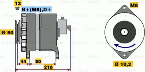 BOSCH 9 120 334 628 - Alternator furqanavto.az