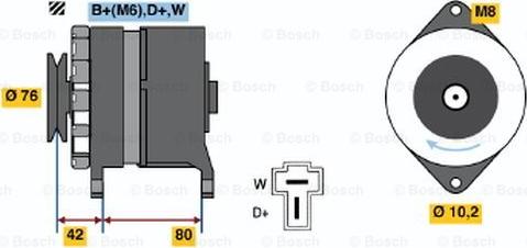 BOSCH 9 120 334 136 - Alternator furqanavto.az