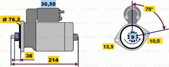 BOSCH 6 004 AA0 022 - Başlanğıc furqanavto.az