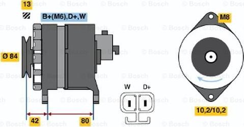 BOSCH 6 033 GB4 021 - Alternator furqanavto.az