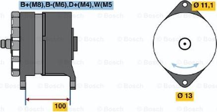 BOSCH 6 033 GB3 020 - Alternator furqanavto.az