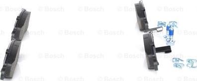 BOSCH 0 986 494 458 - Əyləc altlığı dəsti, əyləc diski furqanavto.az