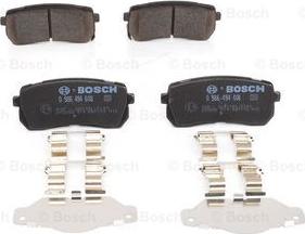 BOSCH 0 986 494 608 - Əyləc altlığı dəsti, əyləc diski furqanavto.az