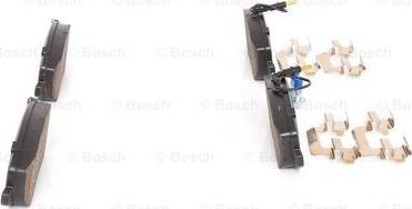 BOSCH 0 986 494 615 - Əyləc altlığı dəsti, əyləc diski furqanavto.az