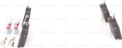 BOSCH 0 986 494 621 - Əyləc altlığı dəsti, əyləc diski furqanavto.az