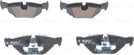 BOSCH 0 986 494 061 - Əyləc altlığı dəsti, əyləc diski furqanavto.az