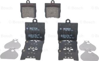 BOSCH 0 986 494 016 - Əyləc altlığı dəsti, əyləc diski www.furqanavto.az