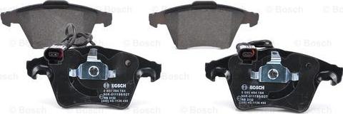 BOSCH 0 986 494 164 - Əyləc altlığı dəsti, əyləc diski furqanavto.az