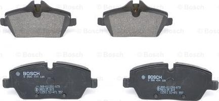 BOSCH 0 986 494 120 - Əyləc altlığı dəsti, əyləc diski furqanavto.az