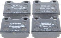 BOSCH 0 986 494 847 - Əyləc altlığı dəsti, əyləc diski furqanavto.az