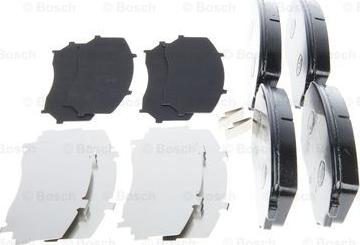 BOSCH 0 986 494 375 - Əyləc altlığı dəsti, əyləc diski www.furqanavto.az