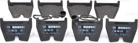 BOSCH 0 986 494 216 - Əyləc altlığı dəsti, əyləc diski www.furqanavto.az