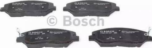 BOSCH 0 986 AB1 280 - Əyləc altlığı dəsti, əyləc diski furqanavto.az