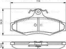 BENDIX 572406S - Əyləc altlığı dəsti, əyləc diski furqanavto.az