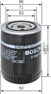 BOSCH 0 986 452 400 - Yağ filtri furqanavto.az