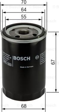 BOSCH 0 986 452 058 - Yağ filtri www.furqanavto.az