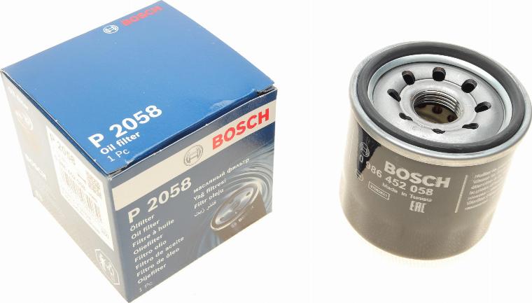 BOSCH 0 986 452 058 - Yağ filtri furqanavto.az