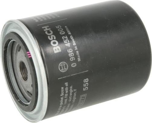 BOSCH 0 986 452 005 - Yağ filtri furqanavto.az