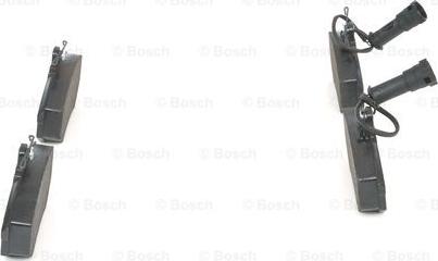 BOSCH 0 986 466 693 - Əyləc altlığı dəsti, əyləc diski furqanavto.az