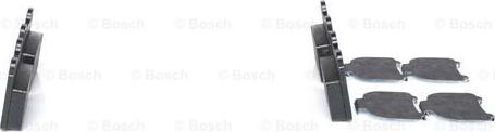 BOSCH 0 986 466 871 - Əyləc altlığı dəsti, əyləc diski www.furqanavto.az