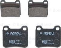 BOSCH 0 986 466 871 - Əyləc altlığı dəsti, əyləc diski www.furqanavto.az