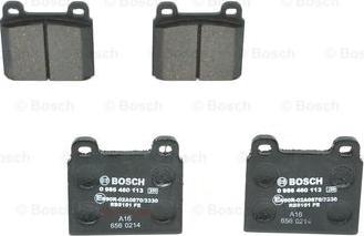 BOSCH 0 986 460 113 - Əyləc altlığı dəsti, əyləc diski furqanavto.az