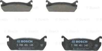 BOSCH 0 986 461 146 - Əyləc altlığı dəsti, əyləc diski furqanavto.az