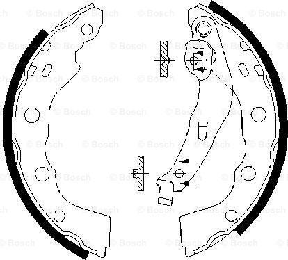 BOSCH 0 986 487 577 - Əyləc Başlığı Dəsti furqanavto.az