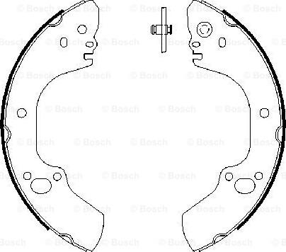 BOSCH 0 986 487 662 - Əyləc Başlığı Dəsti furqanavto.az