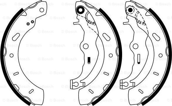 BOSCH 0 986 487 796 - Əyləc Başlığı Dəsti furqanavto.az