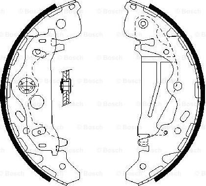 BOSCH 0 986 487 709 - Əyləc Başlığı Dəsti furqanavto.az