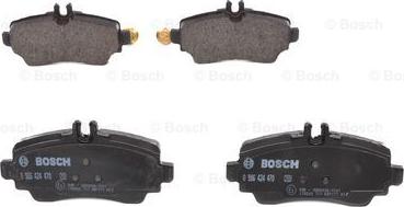 BOSCH 0 986 424 470 - Əyləc altlığı dəsti, əyləc diski www.furqanavto.az