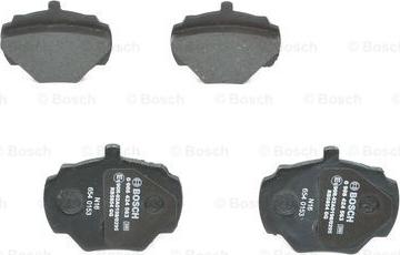 BOSCH 0 986 424 563 - Əyləc altlığı dəsti, əyləc diski furqanavto.az