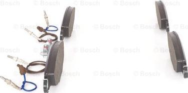 BOSCH 0 986 424 511 - Əyləc altlığı dəsti, əyləc diski furqanavto.az