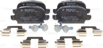 BOSCH 0 986 424 528 - Əyləc altlığı dəsti, əyləc diski furqanavto.az