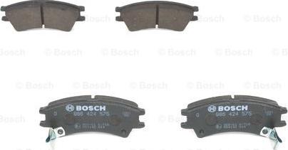 BOSCH 0 986 424 575 - Əyləc altlığı dəsti, əyləc diski furqanavto.az