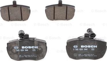 BOSCH 0 986 424 044 - Əyləc altlığı dəsti, əyləc diski furqanavto.az