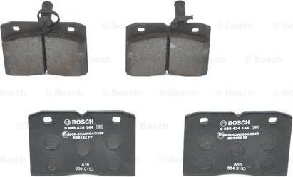 BOSCH 0 986 424 144 - Əyləc altlığı dəsti, əyləc diski furqanavto.az