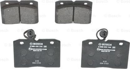 BOSCH 0 986 424 144 - Əyləc altlığı dəsti, əyləc diski furqanavto.az