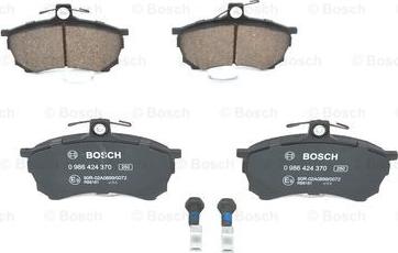 BOSCH 0 986 424 370 - Əyləc altlığı dəsti, əyləc diski furqanavto.az