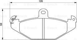 BOSCH 0 986 424 763 - Əyləc altlığı dəsti, əyləc diski furqanavto.az