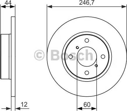 BOSCH 0 986 479 901 - Əyləc Diski furqanavto.az