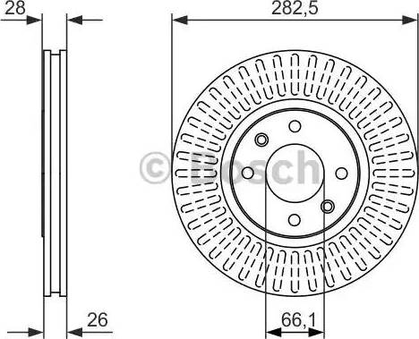 BOSCH 0 986 479 908 - Əyləc Diski furqanavto.az