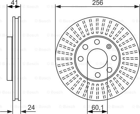 BOSCH 0 986 479 917 - Əyləc Diski furqanavto.az