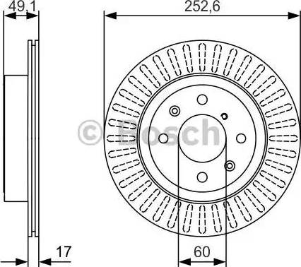 BOSCH 0 986 479 982 - Əyləc Diski furqanavto.az