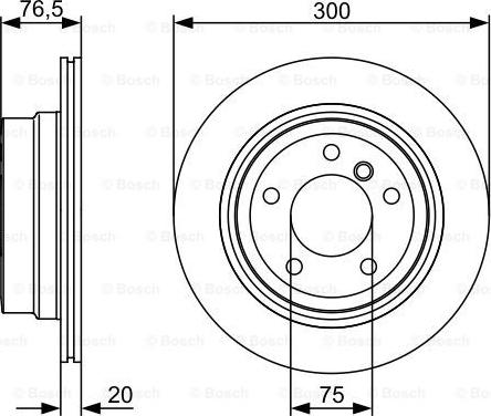 BOSCH 0 986 479 496 - Əyləc Diski furqanavto.az