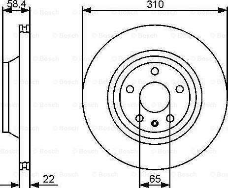 BOSCH 0 986 479 466 - Əyləc Diski furqanavto.az