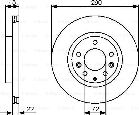 BOSCH 0 986 479 474 - Əyləc Diski furqanavto.az