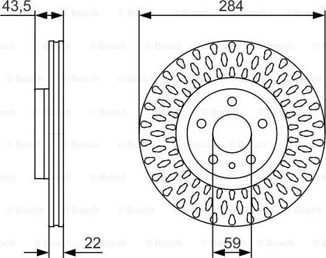 BOSCH 0 986 479 558 - Əyləc Diski furqanavto.az